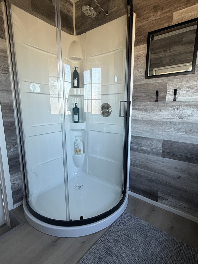Modern cabin shower