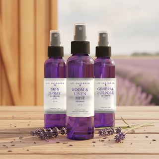 Blue-Bottle Spray Trio